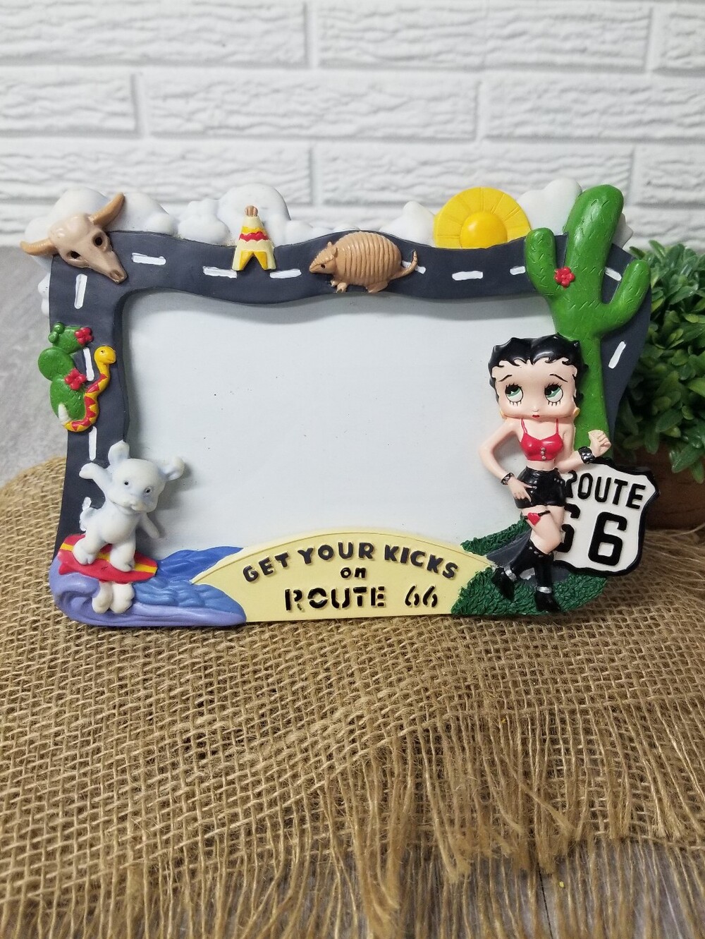 Betty Boop Route 66 Photo Frame